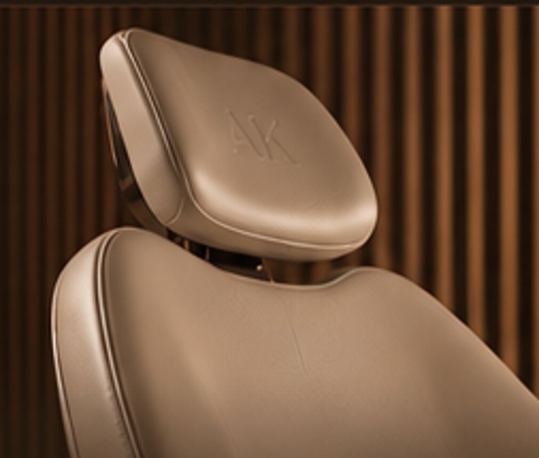 Concept image showing premium dental chair upholstery